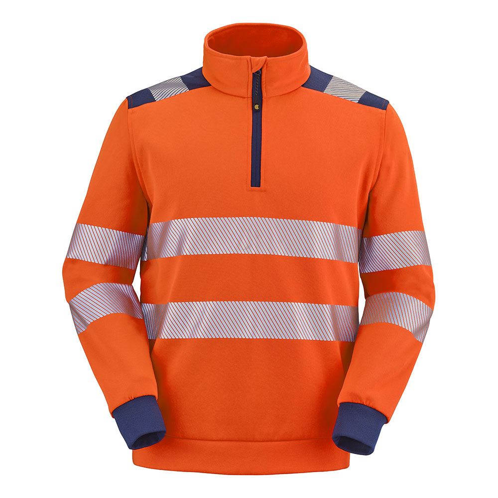 SWEAT 1/2 ZIP HV FLUO SAFE XP CEPOVETT